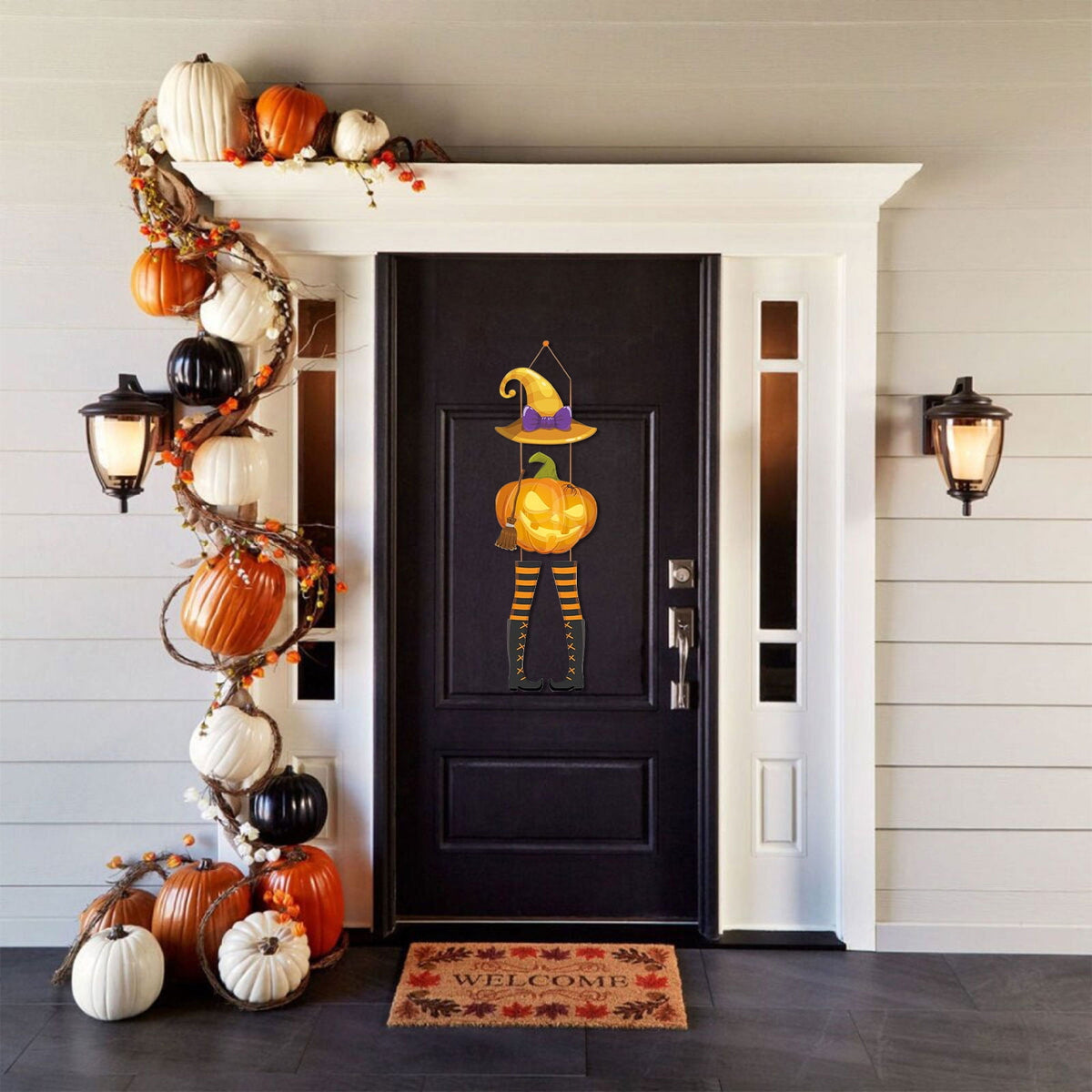 RBCKVXZ Halloween Decorations Indoor Outdoor, Halloween Hanging Decorations, Pumpkins, Ghost Decorations Interior And Exterior Patio Decorations, Fall Decorations for Home