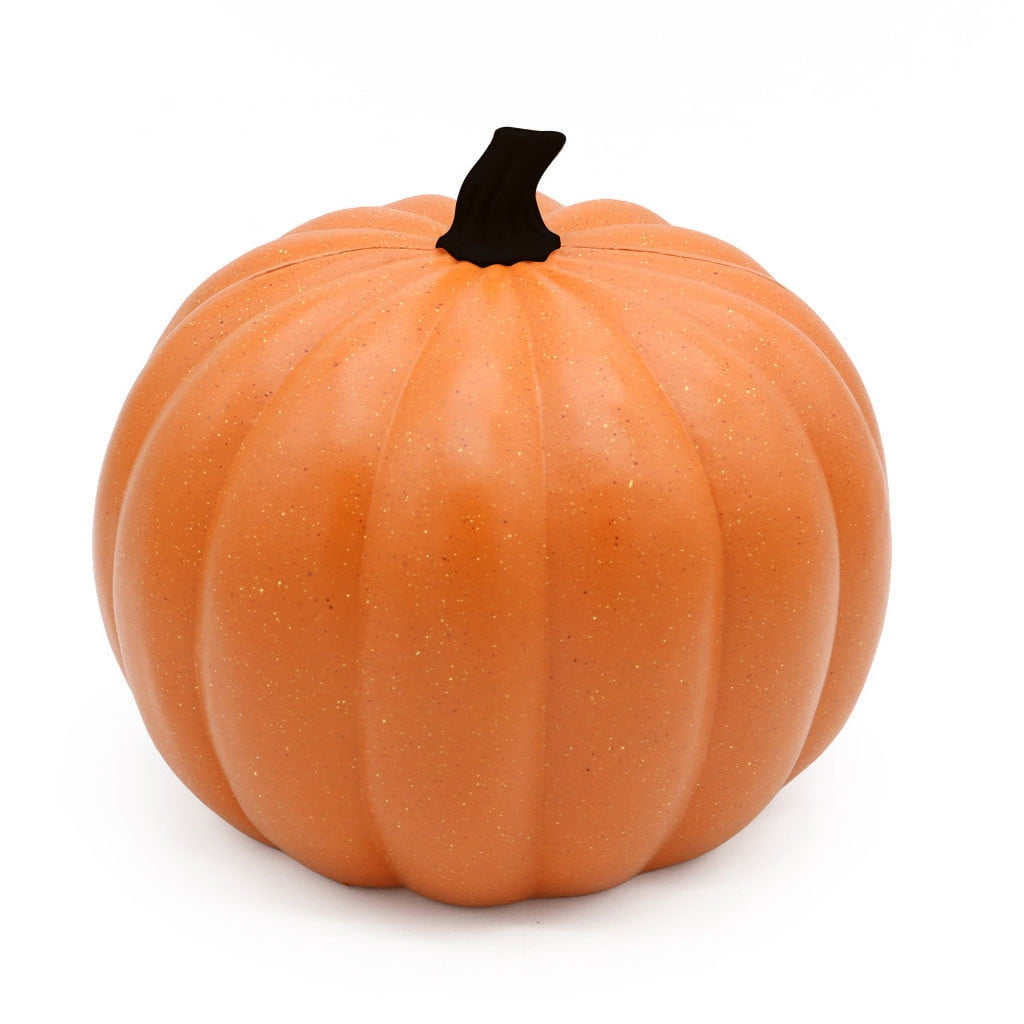 SRUILUO Halloween Light up Jack-O-Lantern, Fall Thanksgiving Pumpkin Light Decorations, Pumpkin Prop with LED Light, Halloween Tabletop Decorations Props for Indoor Outdoor Decor (No Battery)