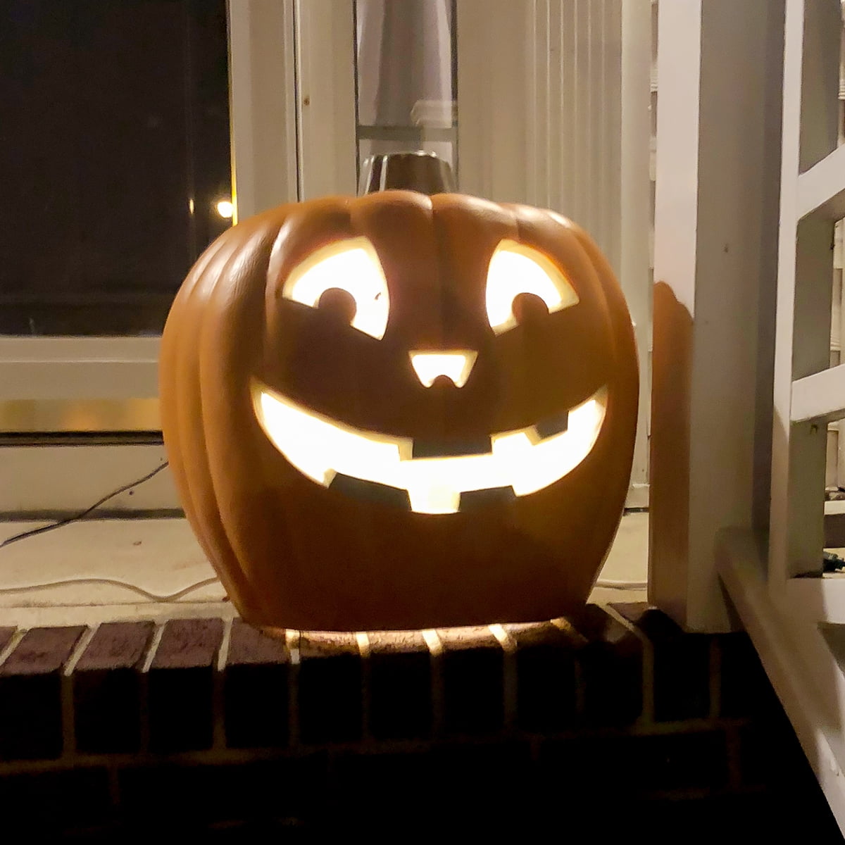 6" Jack O' Lantern - Battery Operated Halloween Pumpkin Lantern - Waterproof for Indoor Outdoor Decorations Favors