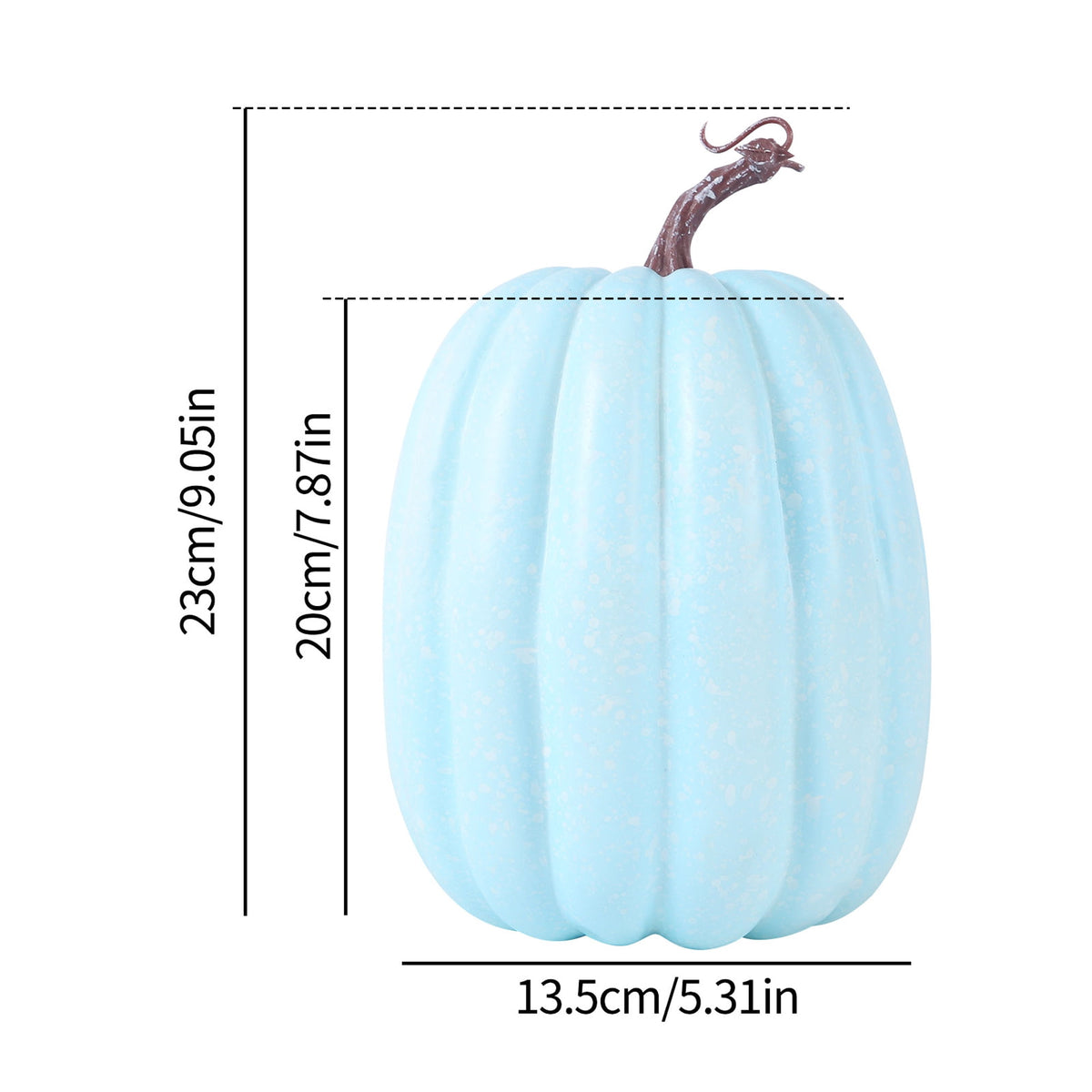 RUINIXCW 8 Inch Large Artificial Pumpkins Fall Decorations Thanksgiving Halloween Pumpkins Giant Fake Pumpkins Foam Pumpkins Autumn Harvest Home Decor