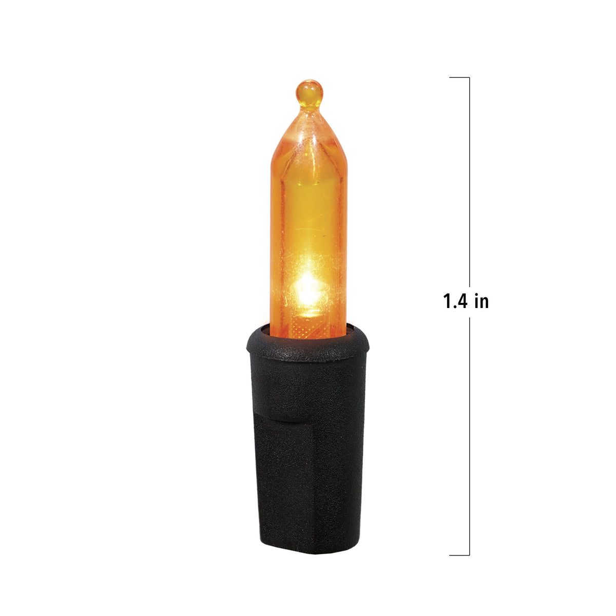 Indoor/Outdoor 100-Count LED Mini String Lights, Orange, 19.5', Halloween by Way To Celebrate