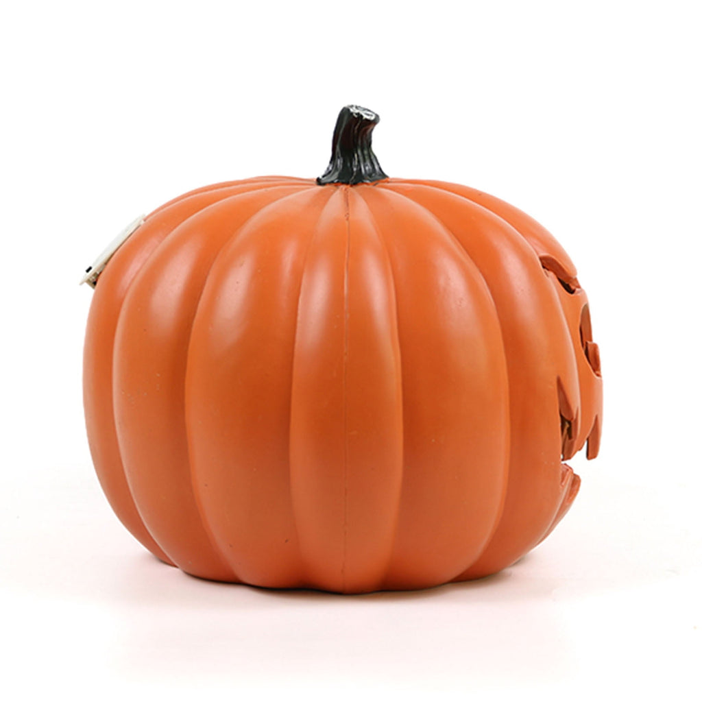 SRUILUO Halloween Light up Jack-O-Lantern, Fall Thanksgiving Pumpkin Light Decorations, Pumpkin Prop with LED Light, Halloween Tabletop Decorations Props for Indoor Outdoor Decor (No Battery)