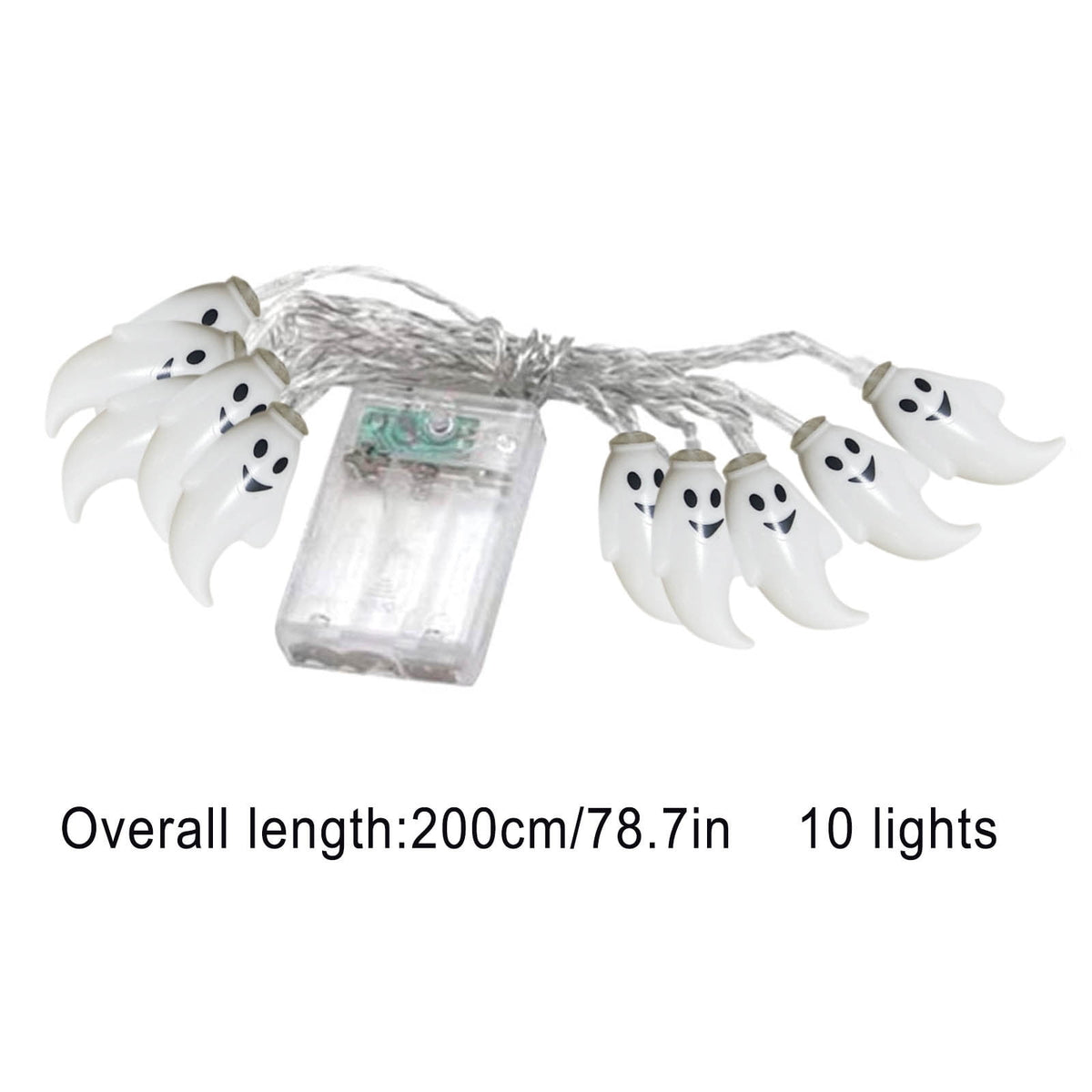 Halloween String Lights Halloween Lights 6.56FT 10 LED Battery Operated String Lights Cute For Window Indoor Outdoor Decor Halloween Party Decorations