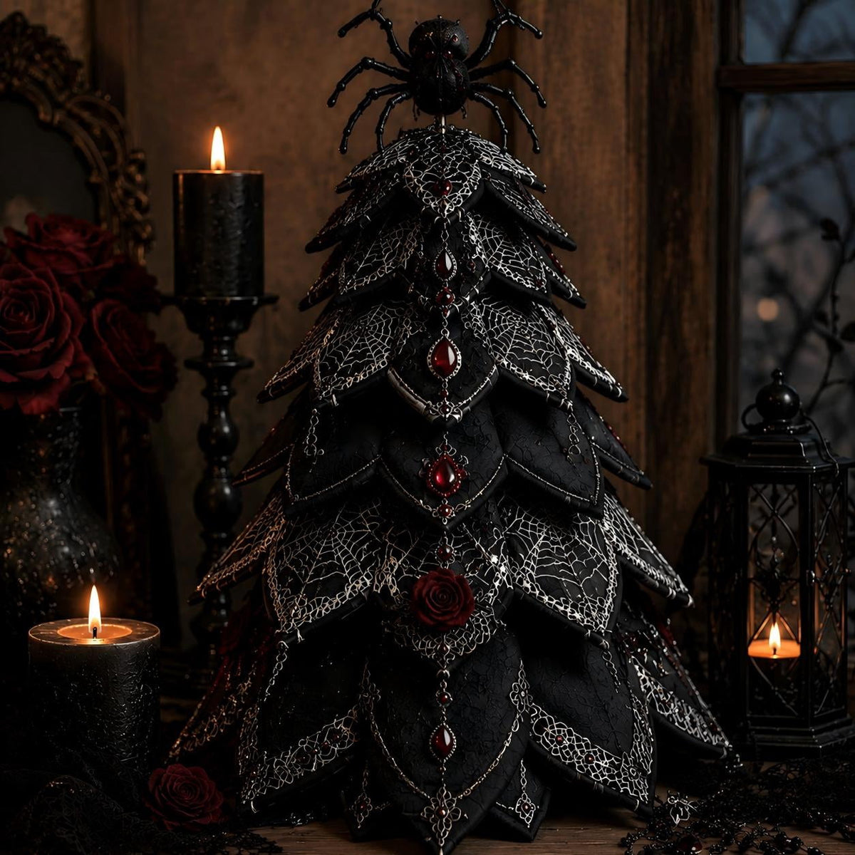 DIY Halloween Quilted Fabric Tree Kit, Sewing Project Holiday Mantel Decor, Quilted Patchwork Fabric Halloween Tabletop Christmas Tree, Handmade Gifts for Craft Lovers, Charming Patchwork Bundle #Cat