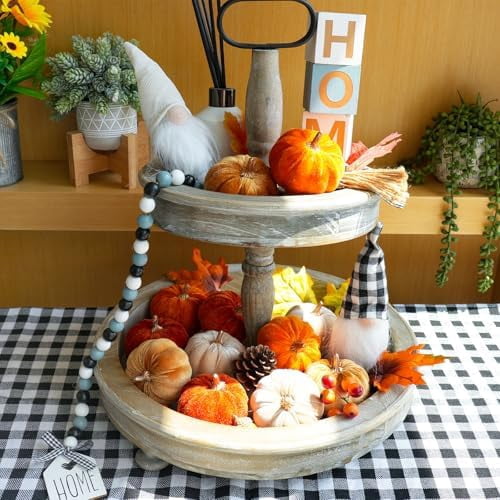 12 Piece Faux Fall Harvest Velvet Pumpkins 3 Inch Rust Orange Champagne Gold