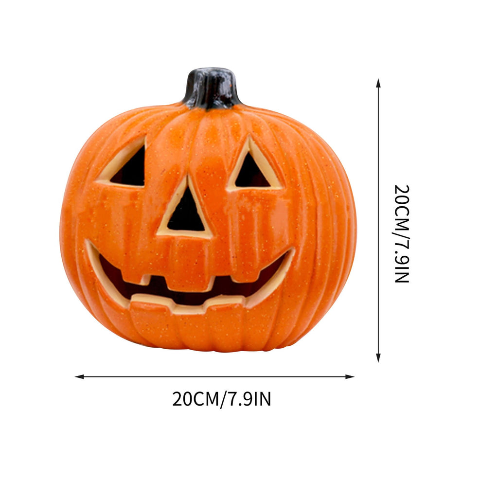 Sunshinehomely Halloween LED Pumpkin Lights, Halloween Pumpkin Lights Battery Operated Halloween Pumpkin Decoration Lights for Indoor Outdoor Halloween Party Tabletop Decorations