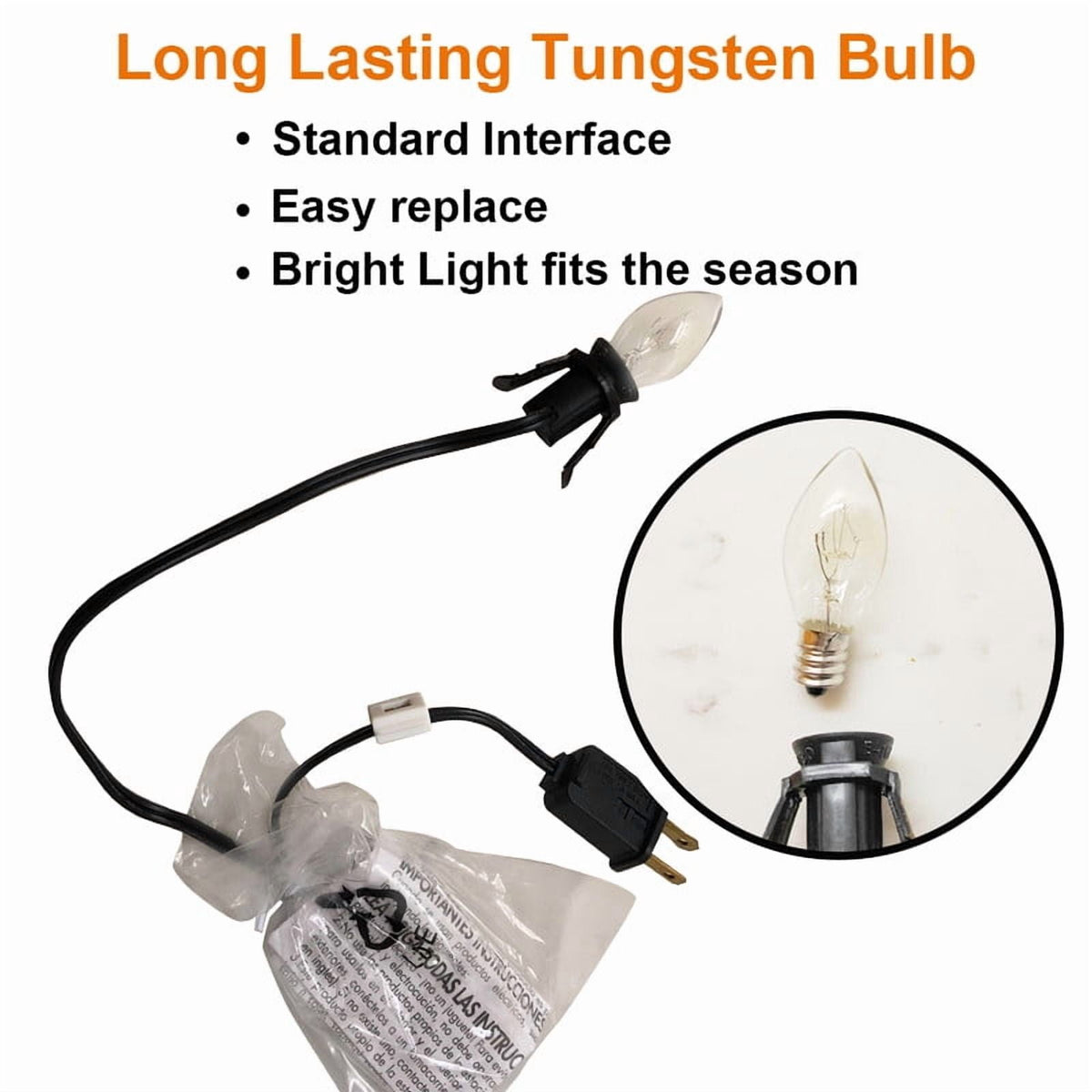 Every Moment Counts Waterproof 16" Glow Jack O'Lantern, Halloween Decorations, Led Pumpkin Lights, Waterproof Scare Light with Stake for Graveyard & Porch Terror, Outdoor Halloween Decor