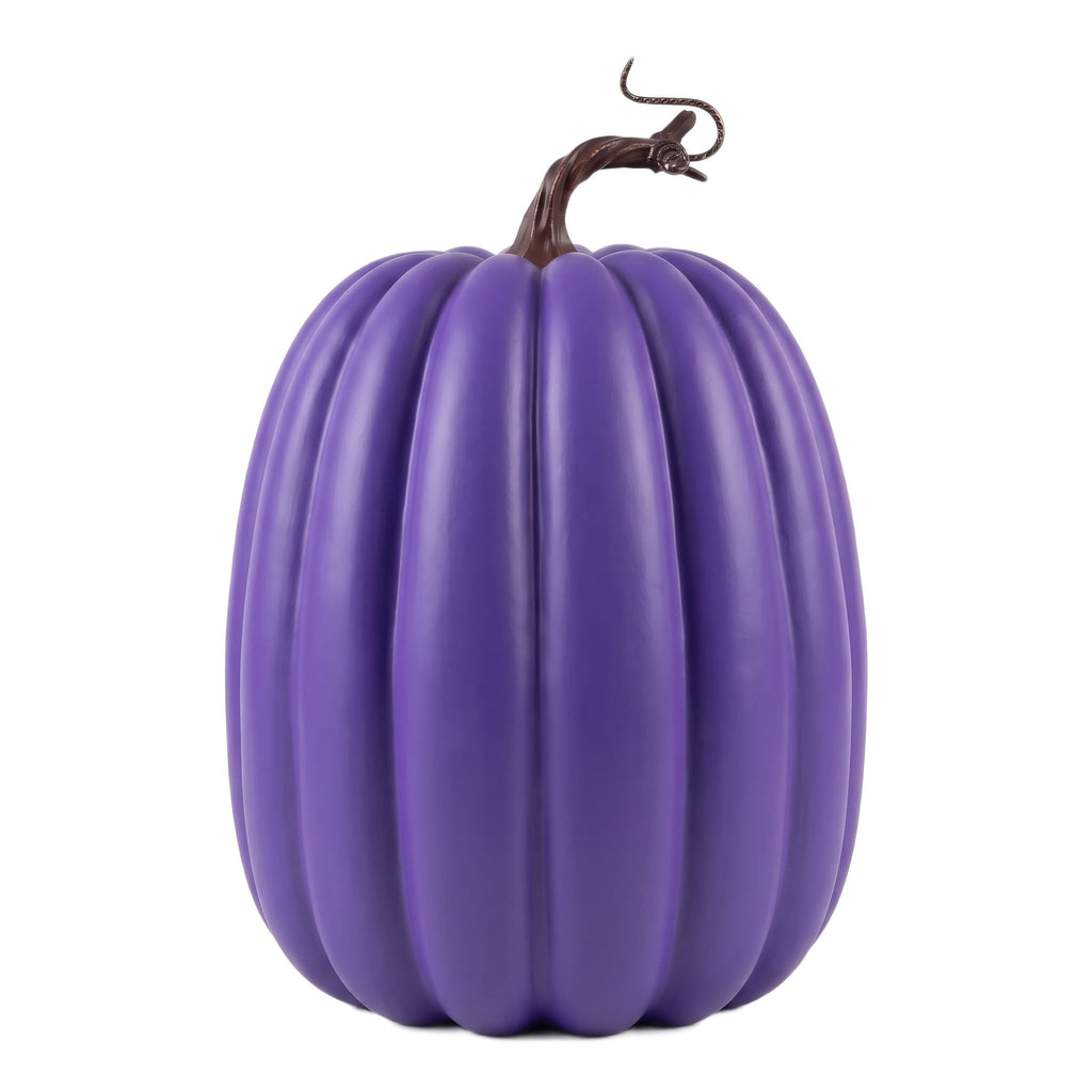 CQHVKQ 8 Inch Large Artificial Pumpkin Fall Decorations, Realistic Fake Harvest Pumpkin, Orange Gold Decorative Pumpkins for Table Centerpieces, Fall, Thanksgiving & Halloween DIY