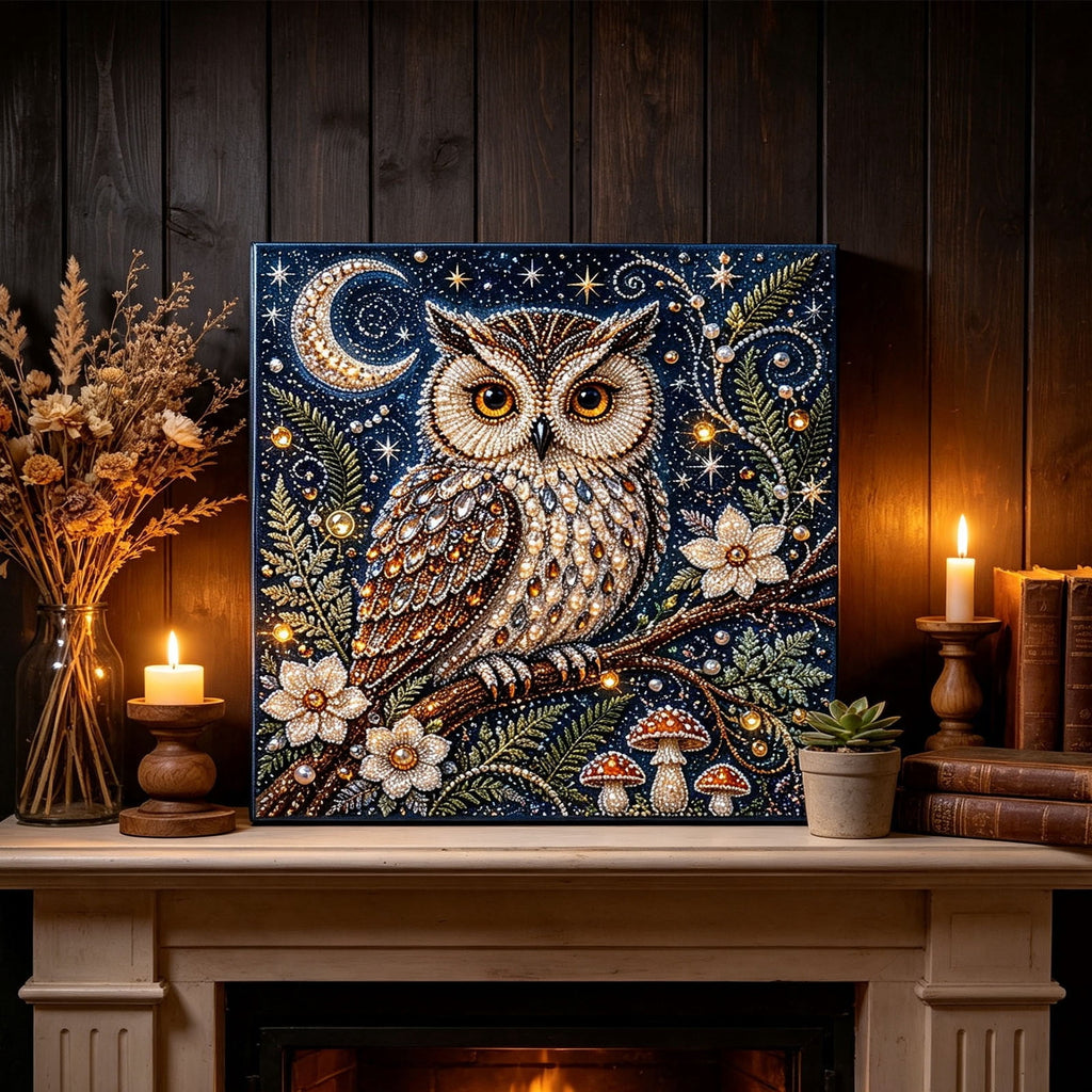 JWZZYD DIY Christmas Pearl Painting Art Kit with Frame, 9.8" Christmas Pearl Beads Art Craft Set, Gemstone Dots Beads for Holiday Christmas Wall Decor, Decoration Gift(Reindeer)