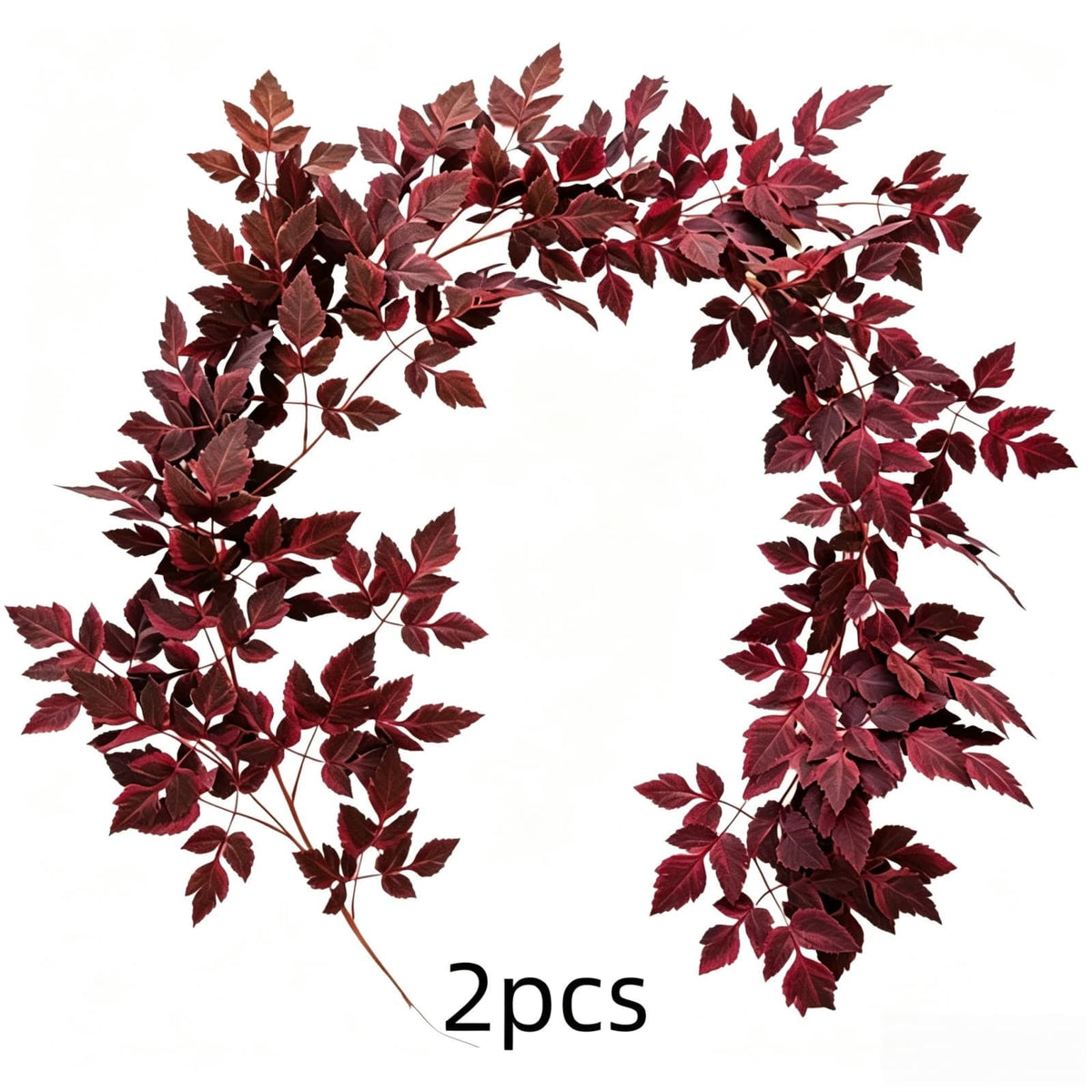 Halloween Black Garland with LED Lights 70.87 Inch Gothic Foliage for Mantel Stair Halloween Party Home Indoor Decor
