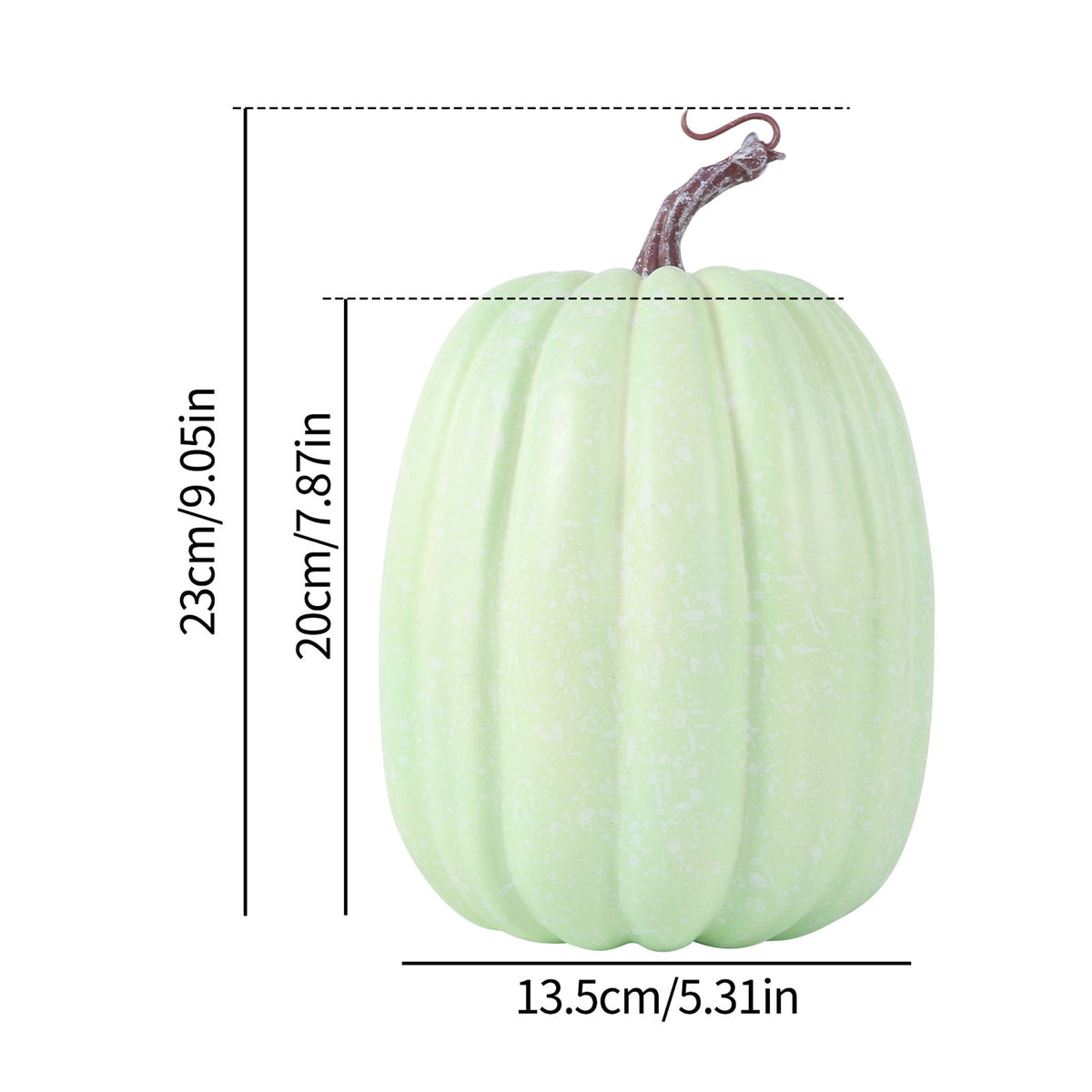 RUINIXCW 8 Inch Large Artificial Pumpkins Fall Decorations Thanksgiving Halloween Pumpkins Giant Fake Pumpkins Foam Pumpkins Autumn Harvest Home Decor
