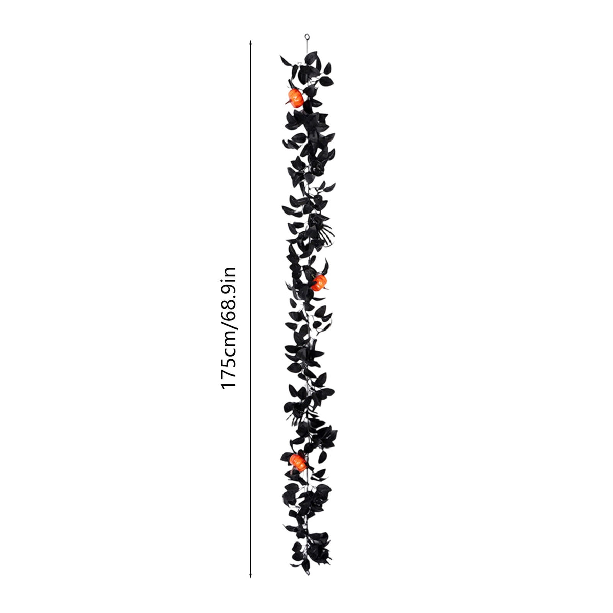 XGFHYJEH Halloween Decor, Halloween Decorations, Halloween Decorations Indoor, Halloween Decor Indoor, Halloween Garland Halloween Pumpkin Rattan Maple Leaf Rattan