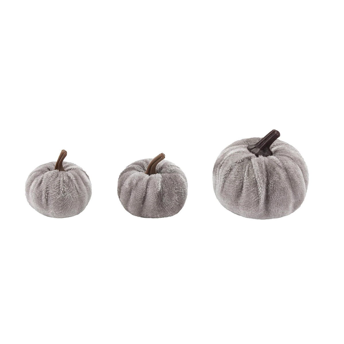 12 Pcs Small Velvet Pumpkins Artificial Pumpkins 2 Sizes for Fall Decor Wedding Thanksgiving Halloween Party Table Centerpiece Farmhouse Decoration, Blue