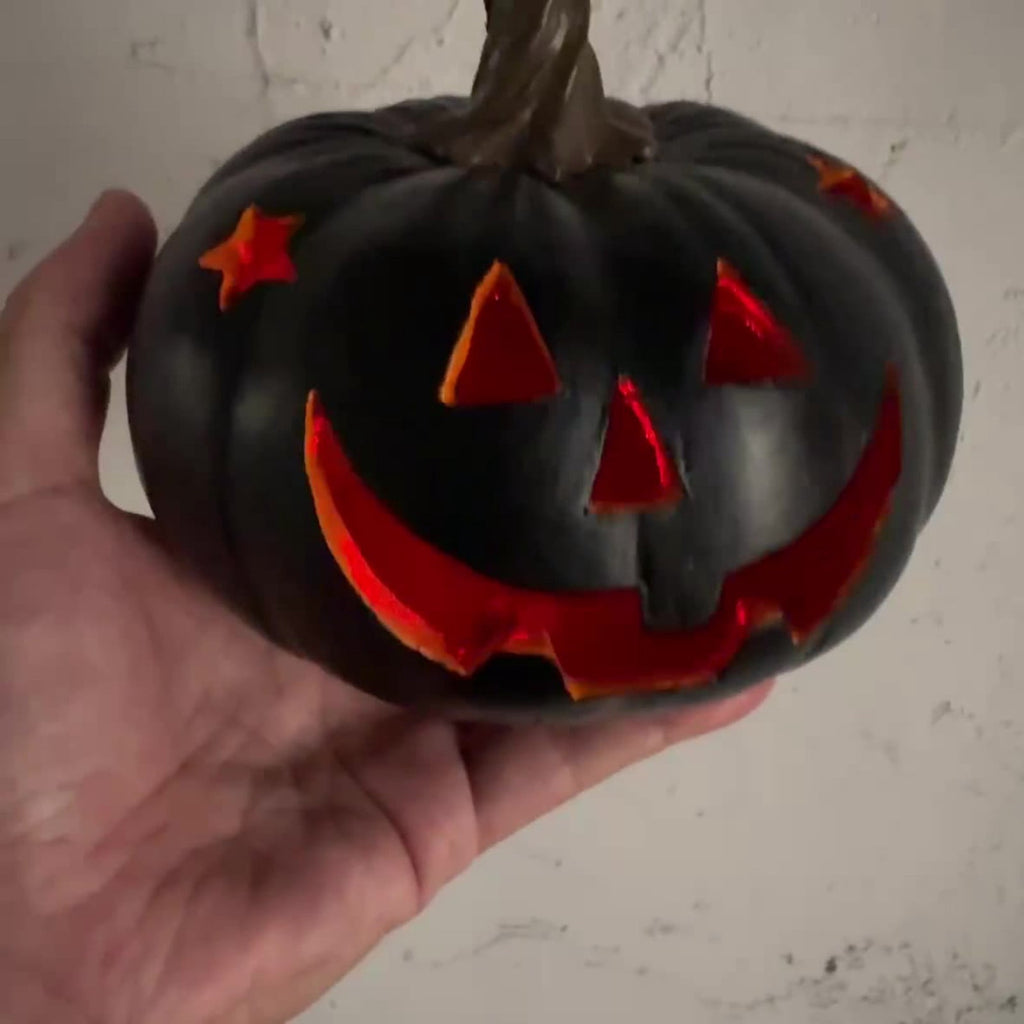 Aximioll Halloween Scary Pumpkin Lights — Grey Tone with Eerie Glow, Halloween Decorations for Front Yard Pathways, Trick or Treat Routes & Outdoor Haunted Displays for creepy outdoor setups