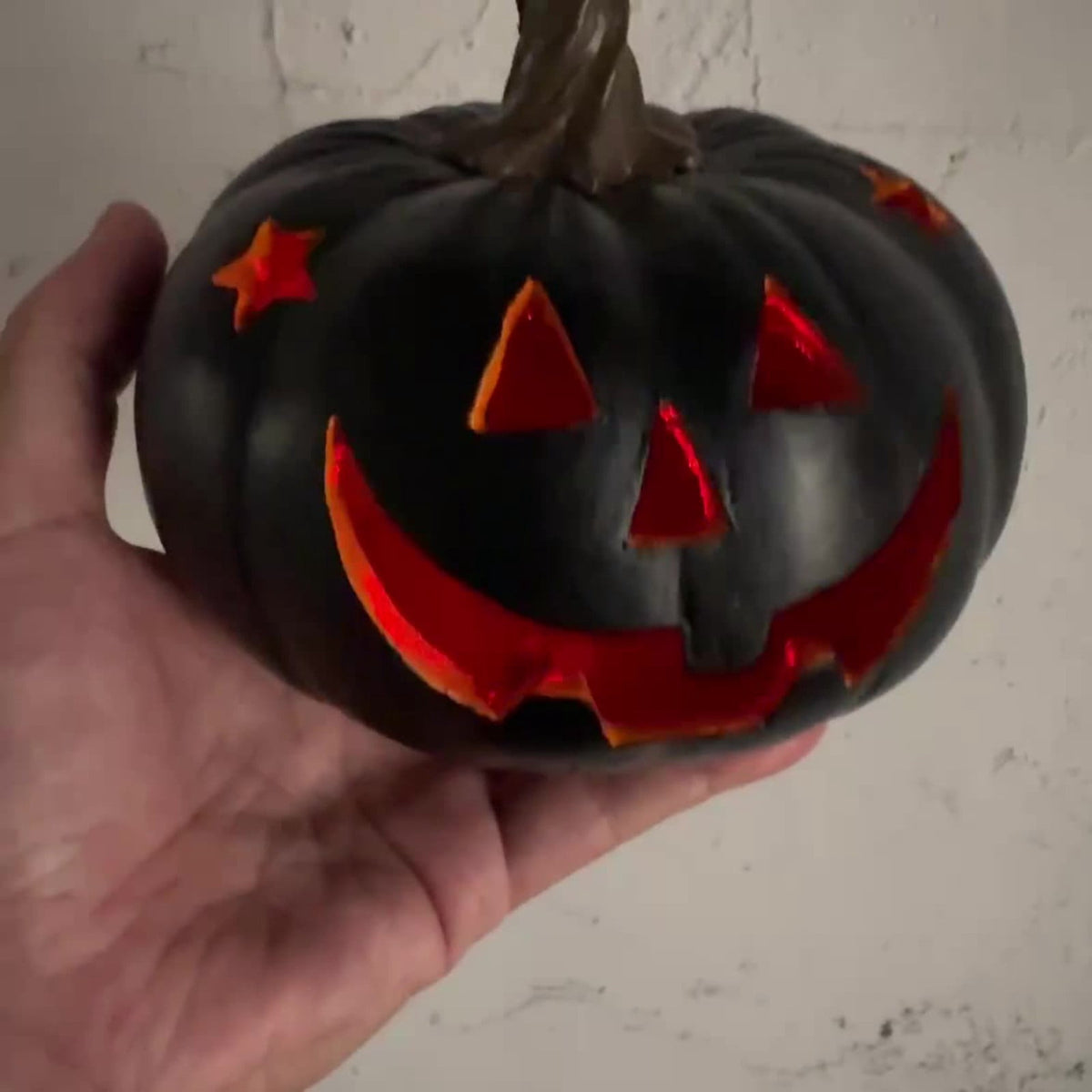 Aximioll Halloween Scary Pumpkin Lights — Grey Tone with Eerie Glow, Halloween Decorations for Front Yard Pathways, Trick or Treat Routes & Outdoor Haunted Displays for creepy outdoor setups