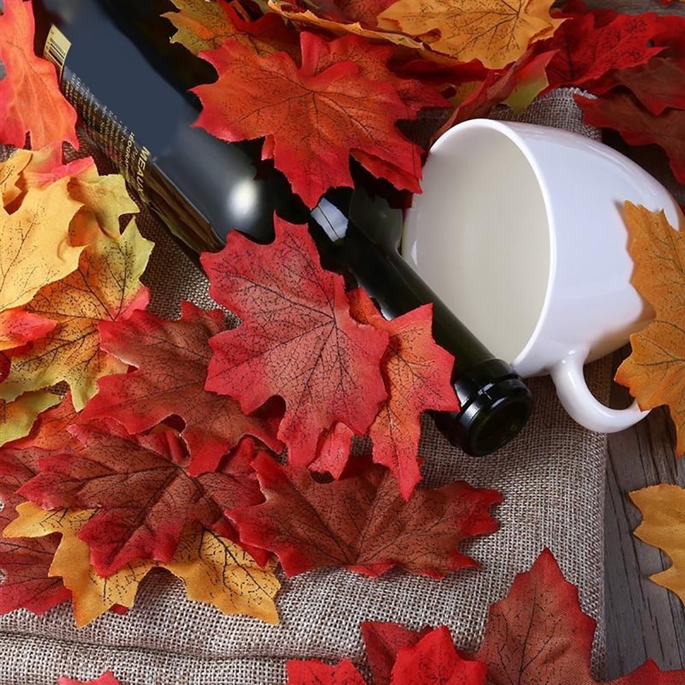 NO Autumn Thanksgiving and Halloween Artificial Pumpkins Gourds Cones, Set of 50