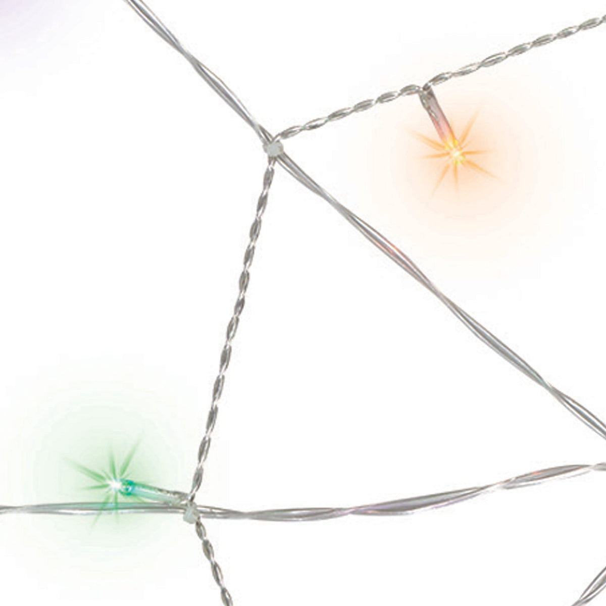 Indoor 20-Count Battery-Operated LED Spider Web Lights, Multicolor, 2', Halloween by Way To Celebrate