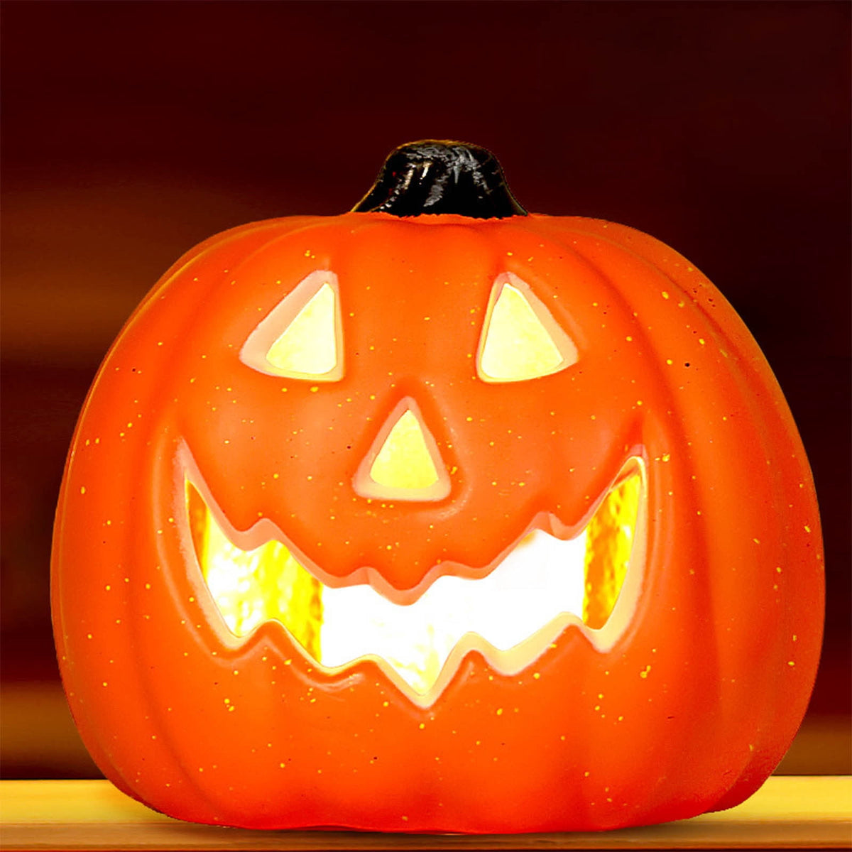 KMMYS Halloween Pumpkin Lantern, LED Light, Realistic Decoration, Versatile Halloween Prop, Perfect for Home Decor and Photography, Halloween Pumpkin Blow Molded Lantern