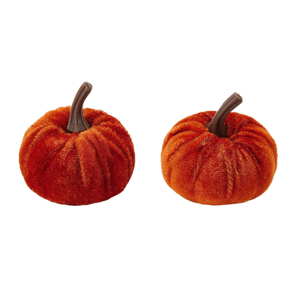 Bazyrey Velvet Pumpkins Fake Mini Pumpkin,Halloween Decor 12pcs Artificial Fake Velvet Pumpkins Decoration for Fall(Blue+White),Happy Halloween Thanks Giving Day Autumn Decorations
