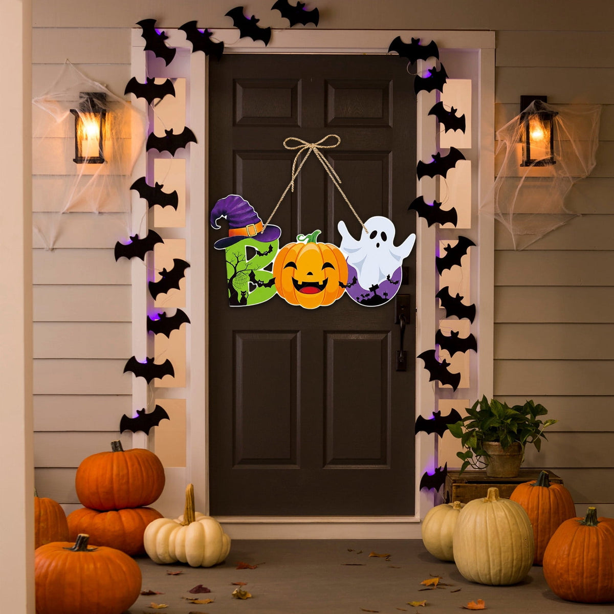 RBCKVXZ Halloween Decorations Indoor Outdoor, Halloween Hanging Decorations, Pumpkins, Ghost Decorations Interior And Exterior Patio Decorations, Fall Decorations for Home