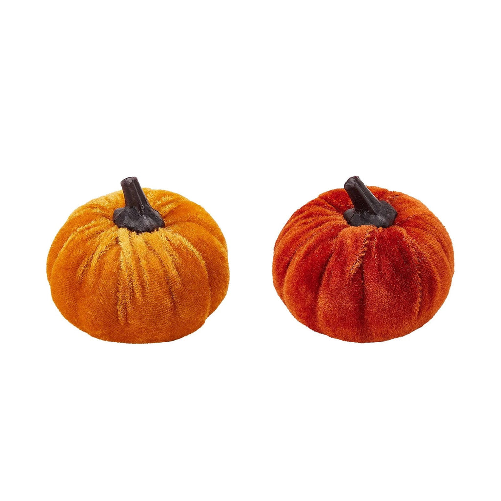 Bazyrey Velvet Pumpkins Fake Mini Pumpkin,Halloween Decor 12pcs Artificial Fake Velvet Pumpkins Decoration for Fall(Blue+White),Happy Halloween Thanks Giving Day Autumn Decorations