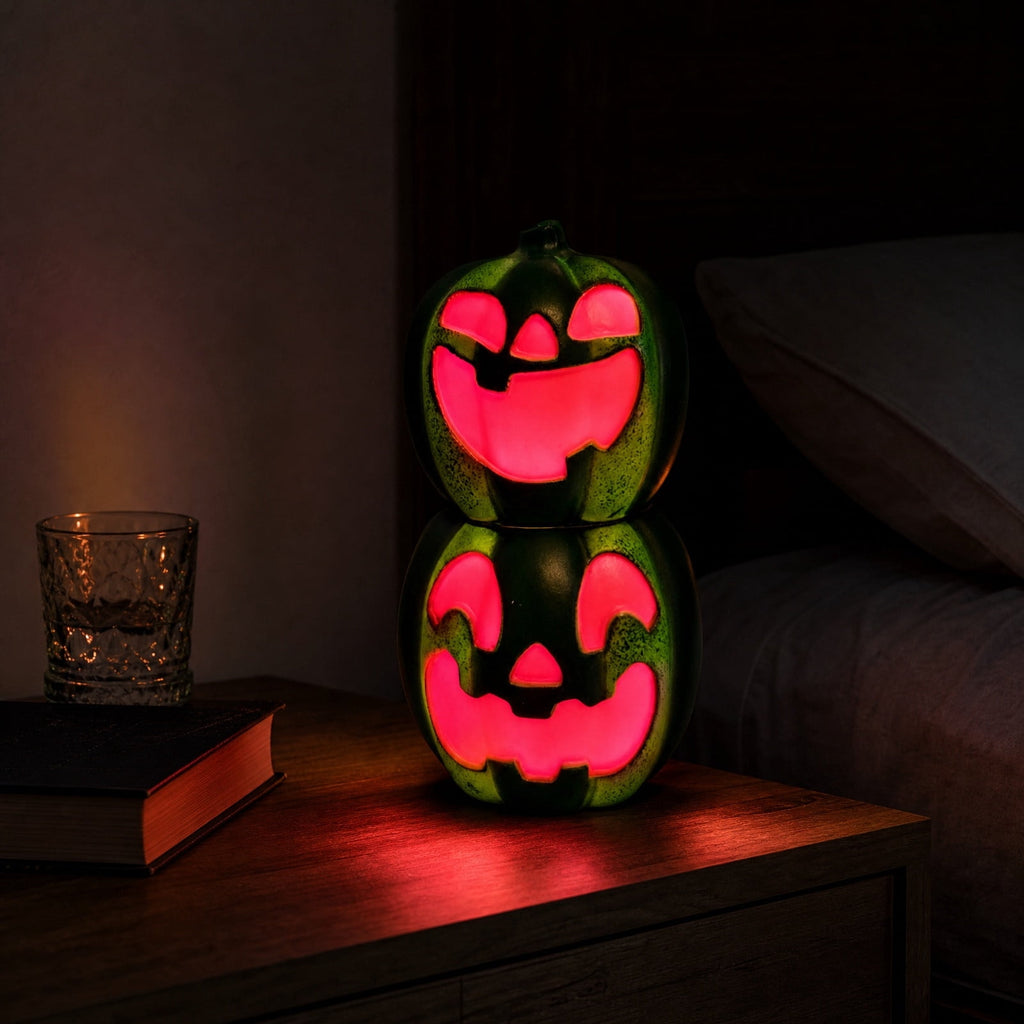 SCNOR Friendly Ghost Statue with Pumpkin Candy Bowl, 11.8 Inch Halloween Decoration for Outdoor Porch, Yard, Patio & Indoor