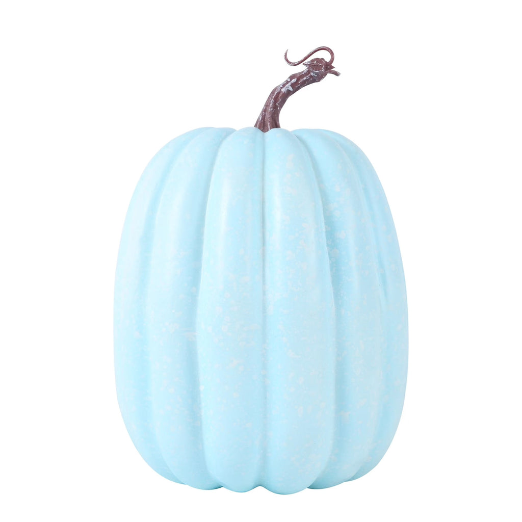 CQHVKQ 8 Inch Large Artificial Pumpkin Fall Decorations, Realistic Fake Harvest Pumpkin, Orange Gold Decorative Pumpkins for Table Centerpieces, Fall, Thanksgiving & Halloween DIY