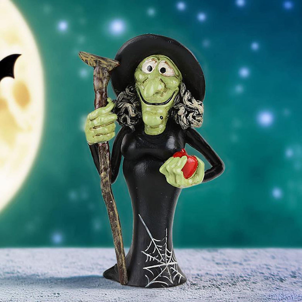 Konghyp Halloween Pumpkin Decorations, Cat Witch Ornaments, Holiday Home Decor, Tabletop Resin Figures, Perfect for Festive Celebrations and Autumn Decorations