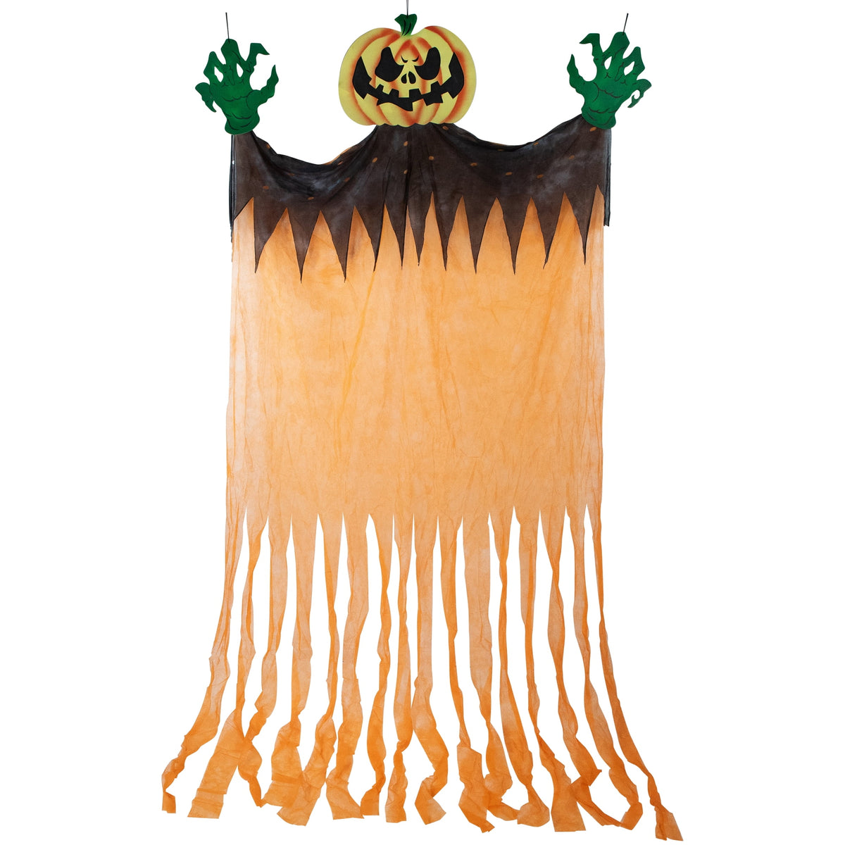 Northlight Scary Jack-O-Lantern Hanging Halloween Decoration - 11'