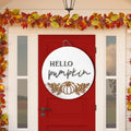 PEONAVET Thanksgiving Garland Pumpkin Decoration Door Panel Wooden Crafts Home Decoration Hanging Holiday Decoration on Clearance