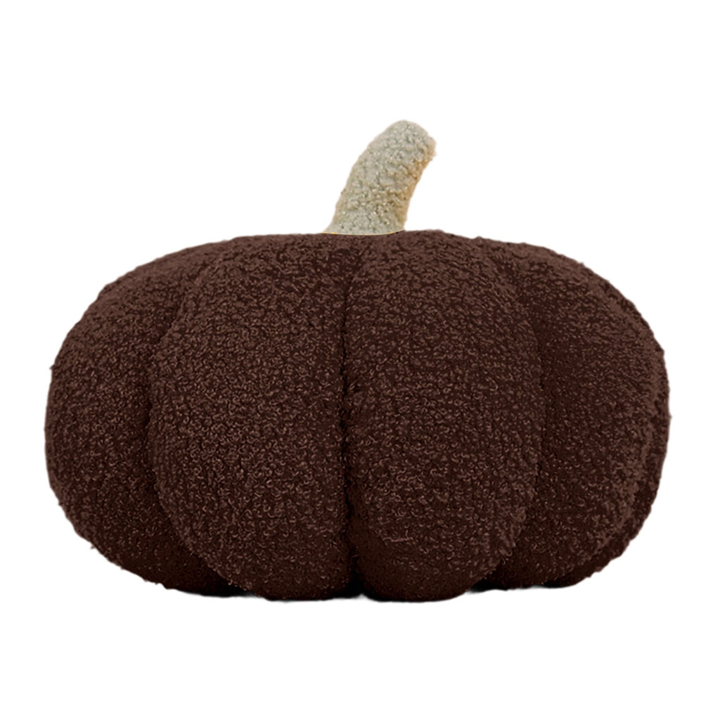 Sahpxhe Halloween Decorations Pumpkins Throw Pillow, Fall Decorative Pumpkin Shaped Plush Toy Cushion for Home Sofa Bed Party Decor Pink