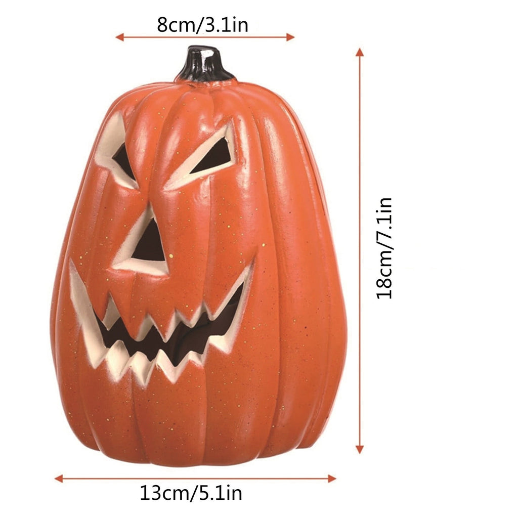 KMMYS Halloween Pumpkin Lantern, LED Light, Realistic Decoration, Versatile Halloween Prop, Perfect for Home Decor and Photography, Halloween Pumpkin Blow Molded Lantern