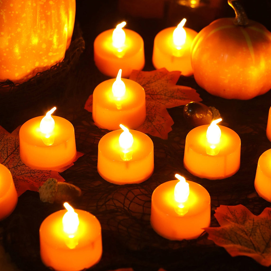 XGFHYJEH Halloween Pumpkins Candles Decorations Indoor Outdoor, Halloween Decoration Ornament, Halloween Scary Props Decor for Home Party Bedroom Living Room