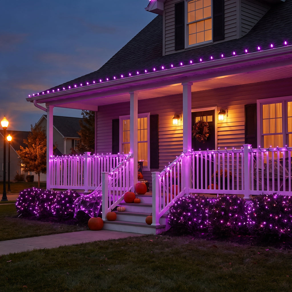 Indoor/Outdoor 500-Count LED Mini String Lights, Orange, 98.5', Halloween by Way To Celebrate