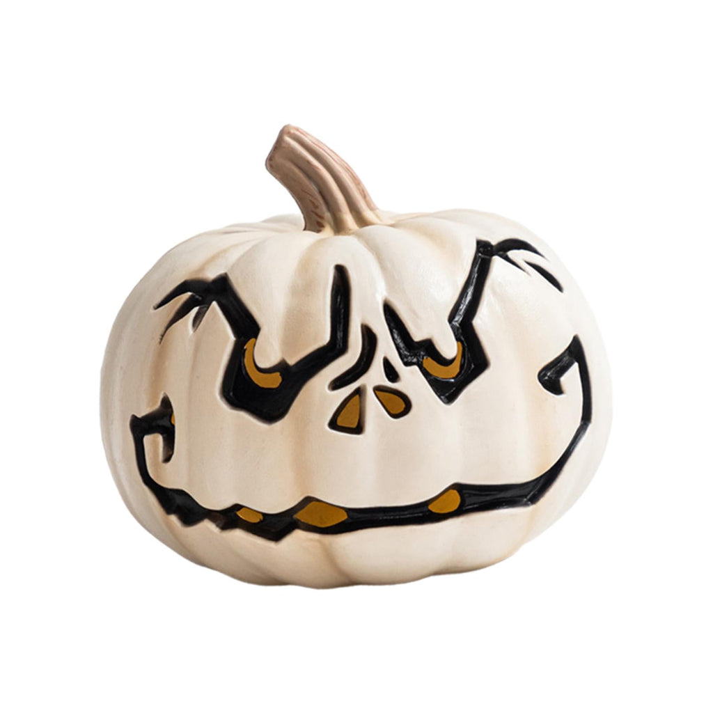 yotijay Halloween Pumpkin Light Indoor Decoration Vivid Details Fine Craftsmanship Resin C