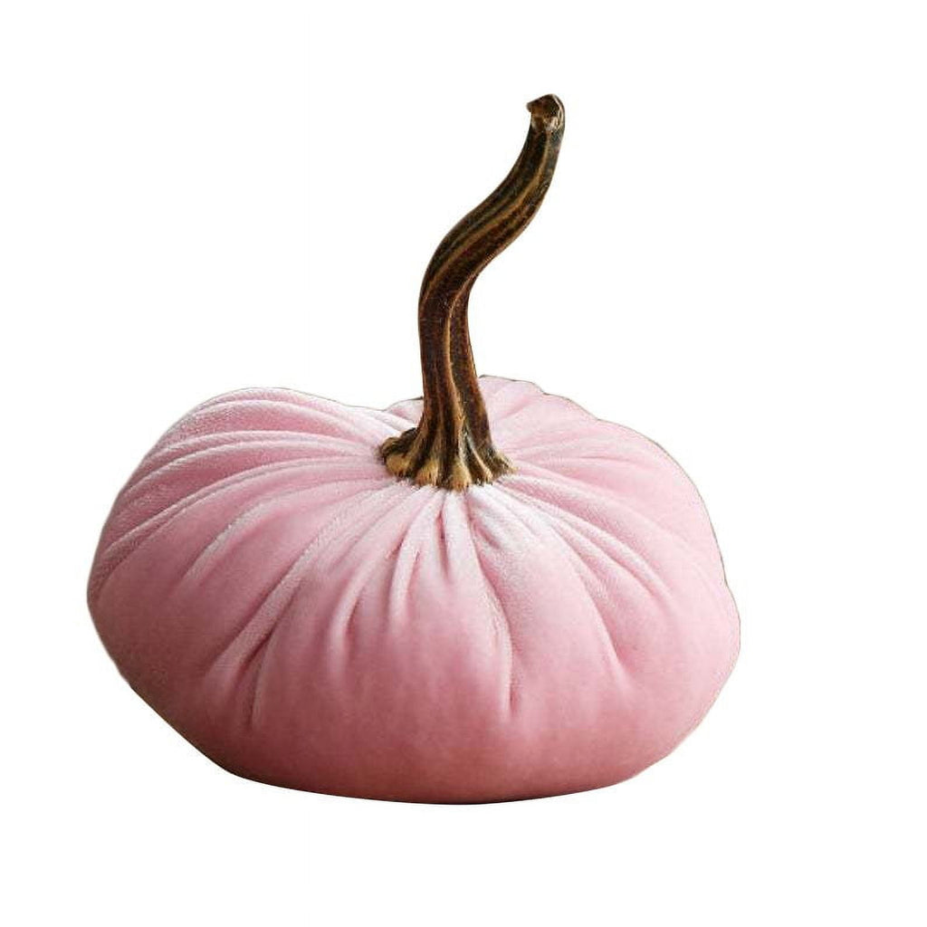 ESULOMP Halloween Decorations Thanksgivings Pumpkins 1 pc Velvet Pumpkins Decor Super Soft Stuffed with Exquisite