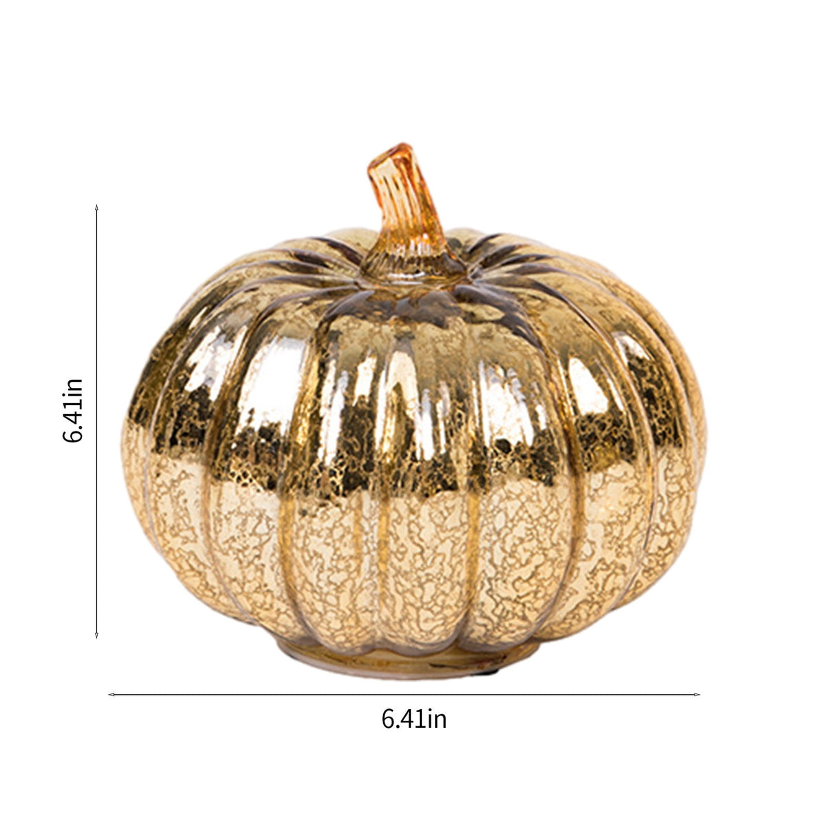 Halloween Lamp Decorations, 2026 New Pumpkin Light, Cute LED Pumpkin Figurine, Sparkling Night Glass Pumpkins Lamp for Shelf Mantel Fireplace Party Indoor Outdoor Fall Holiday Decor