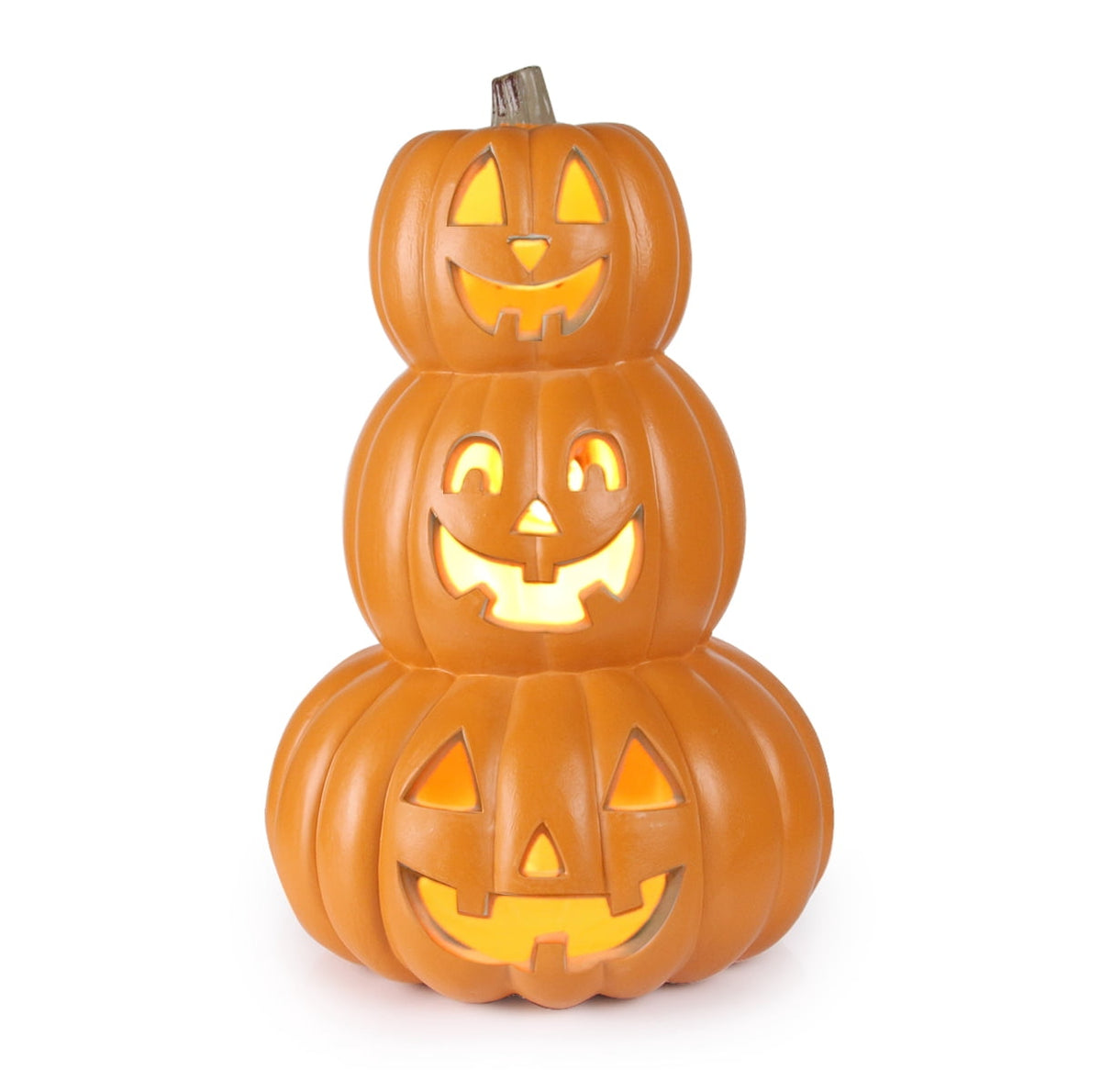 6" Jack O' Lantern - Battery Operated Halloween Pumpkin Lantern - Waterproof for Indoor Outdoor Decorations Favors