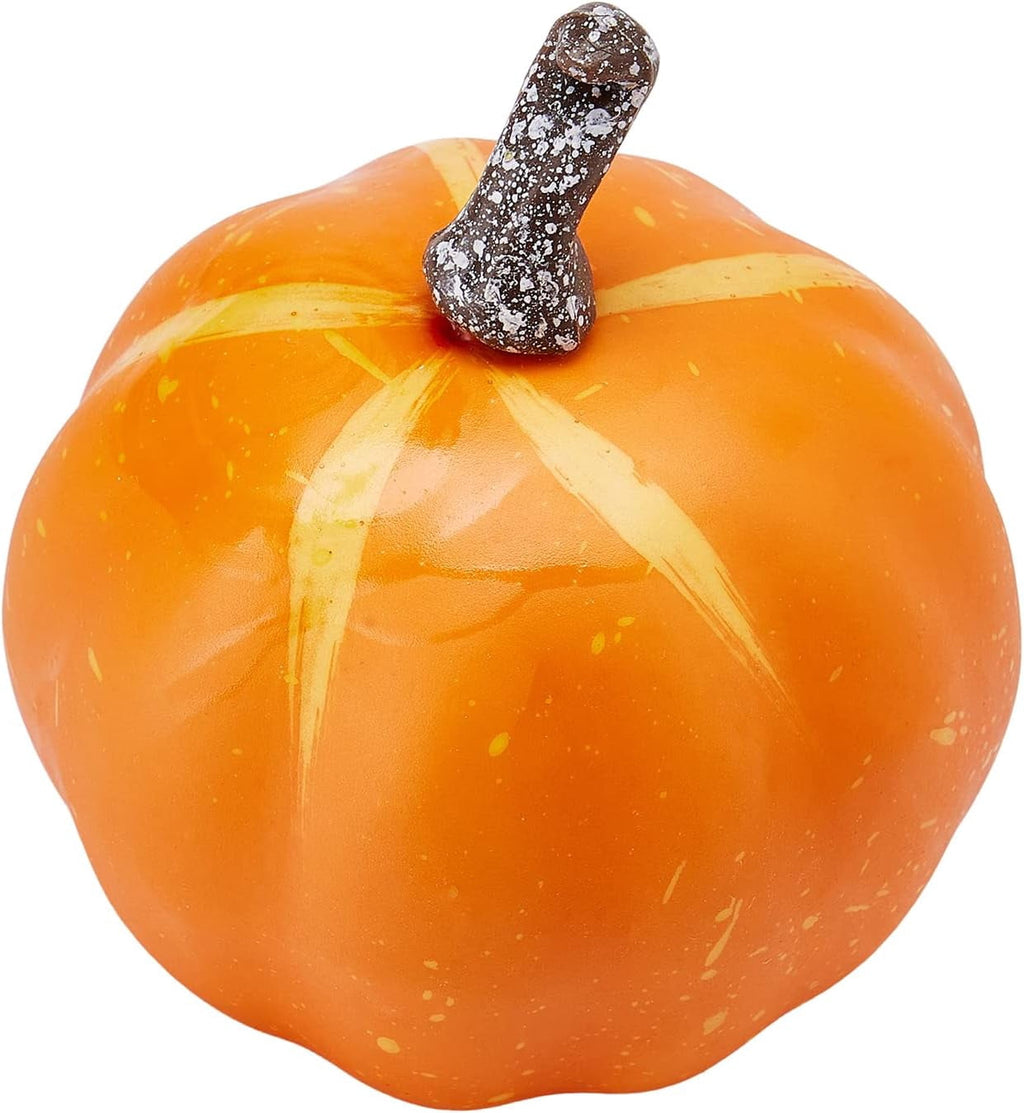 7Pcs Fake Pumpkins Artificial Plastic Pumpkins Decorations Foam Pumpkins for Fall Halloween Home Decor (Blue, One Size)