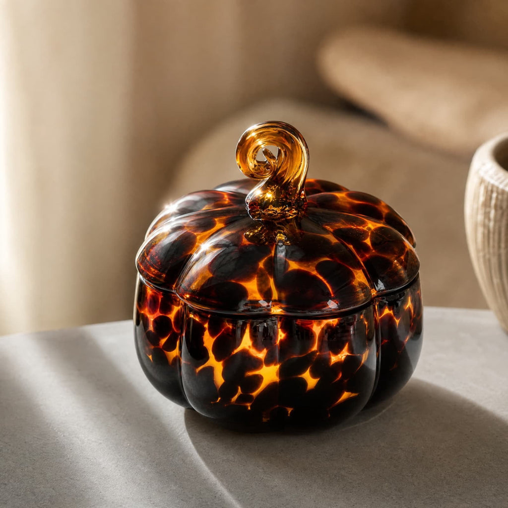 Halloween Pumpkin Jar Candle Farm Apple Pumpkin Scented 3 Wick Confetti Figural Desktop Thanksgiving Fall Decoration Gifts