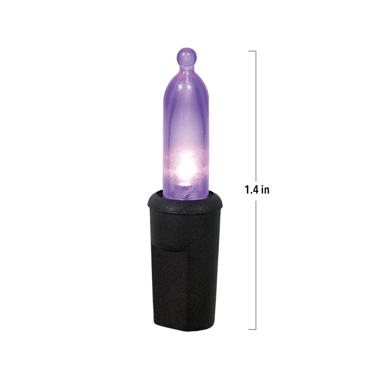 Indoor/Outdoor 50-Count LED Mini String Lights, Purple, 9.5', Halloween by Way To Celebrate