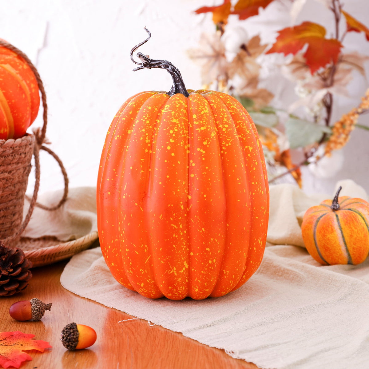 35Pcs/5Sets Pumpkins, Model Artificial Craft Fall Harvest Decoration, Holiday Home Party Decor Favors