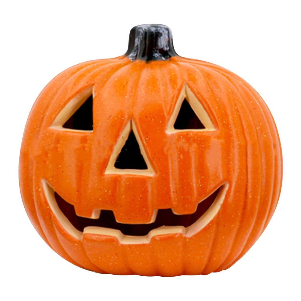 Jumbo Halloween Pumpkin Lantern - 18In Glow-In-The-Dark Carved Decor With Led Lights, Waterproof Outdoor/Indoor Decoration For Porch, Yard & Party Scenes