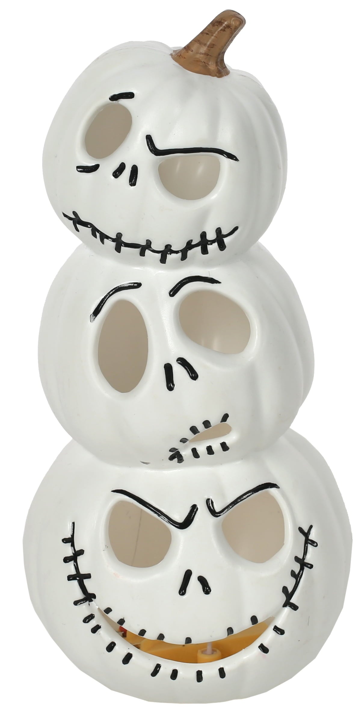18-Inch Jack Stack Pumpkin White Color Halloween Decoration The Nightmare Before Christmas
