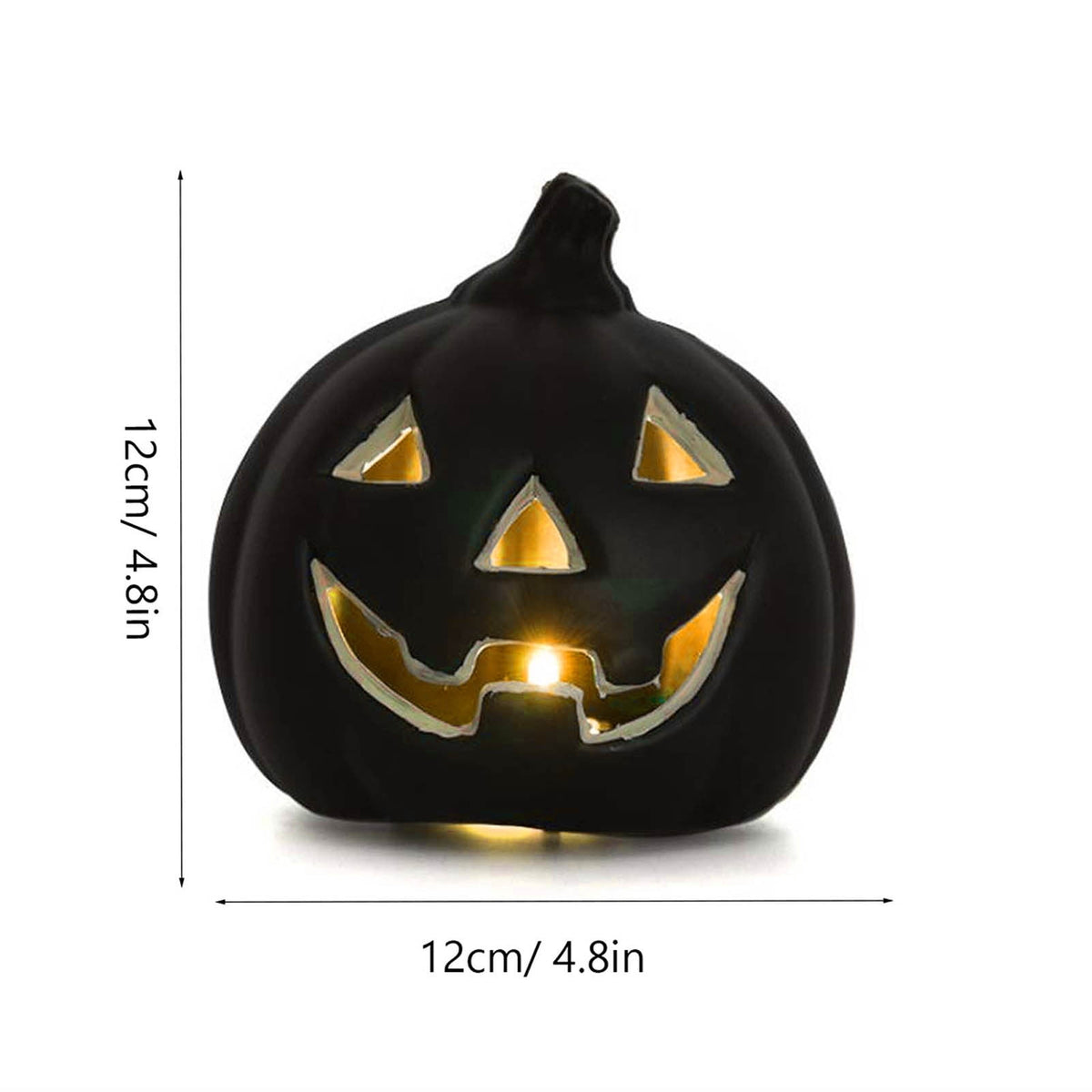 AZXY Stained Glass Hanging Pumpkin Ornament, Halloween Decor, Halloween Pumpkins, Halloween Decorations, Halloween Party Decor,Bat Star Pumpkin Hanging Decor for Indoor Window Tabletop