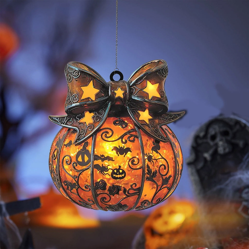 Orangide Halloween Pumpkin Pendant Acrylic Hanging Ornament Fall Decor Cute Jack-O-Lantern Decorations for Home Window Car Rearview Mirror Indoor Outdoor