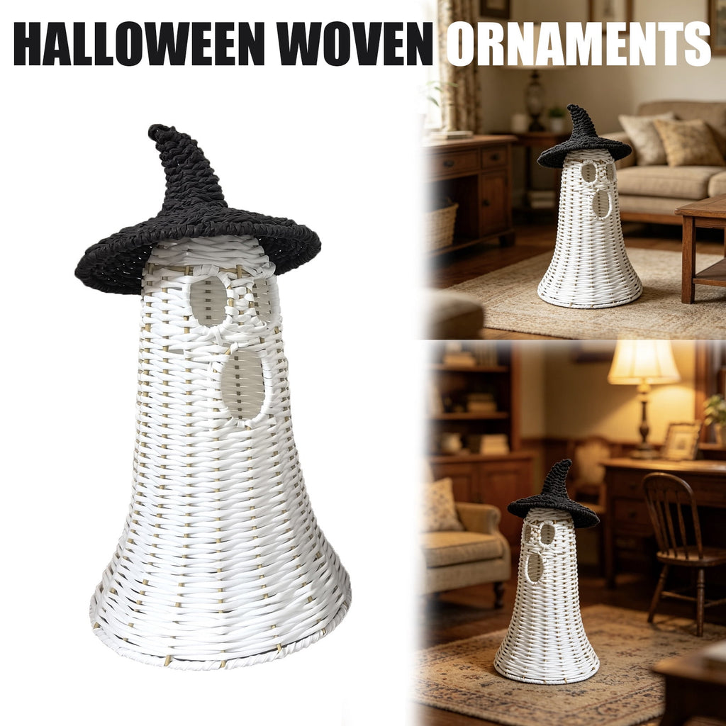 2026 Black Halloween Pumpkin, Halloween Seaweed and Pumpkin Decorations Fall Table Centerpiece for Autumn Fall Holiday Party Home Decor and Festive Fireplace Mantel Display , 11.8 Inch A