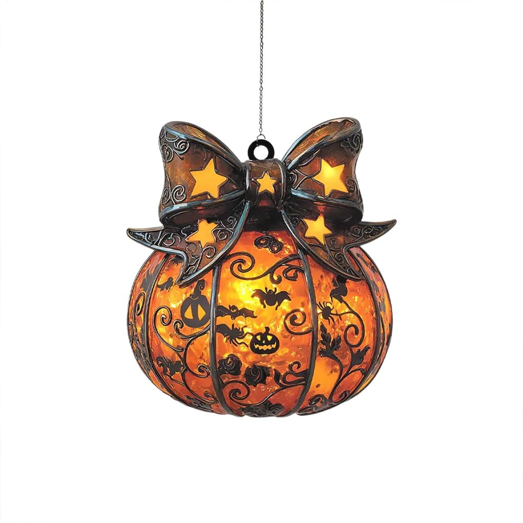 Orangide Halloween Pumpkin Pendant Acrylic Hanging Ornament Fall Decor Cute Jack-O-Lantern Decorations for Home Window Car Rearview Mirror Indoor Outdoor
