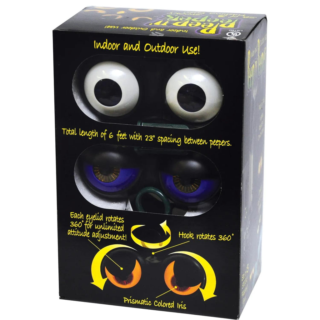 Mystic Industries Corp Peepers Light-Up Flashing Eyes Halloween Decorations - 6 ft