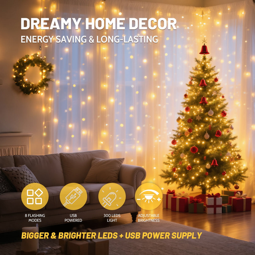AGCAN 3 Pack Maple Leaf String Light, Total 60 LED 30Ft Artificial Fall Decor Leaf Light USB Operated Centerpiece Table Decorations for Autumn Harvest, Thanksgiving, Halloween, Indoor